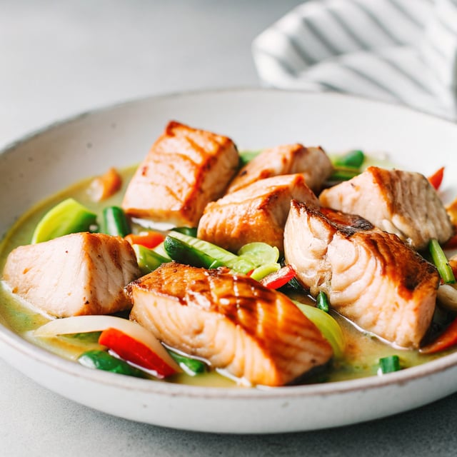 Green Curry Salmon