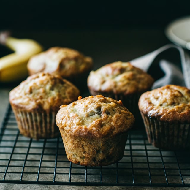 Healthy Banana Muffins