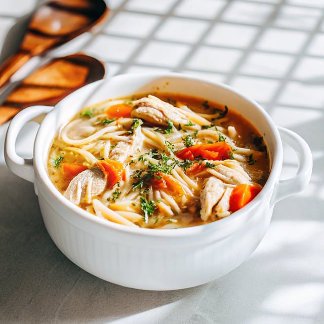Herb-Loaded Chicken Noodle Soup