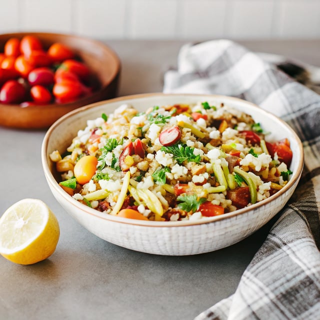 Herb-Lovers Lemony Orzo Salad
