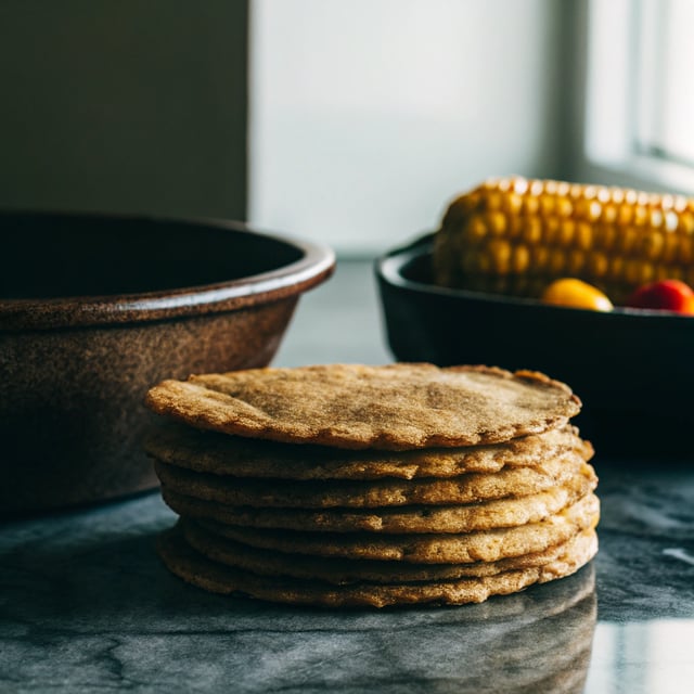 Homemade Corn Tortillas
