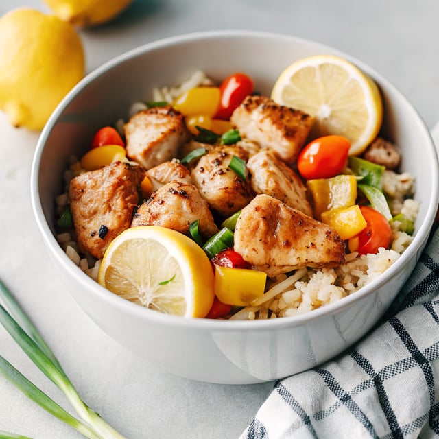 Honey Lemon Chicken Bowls (Meal Prep)