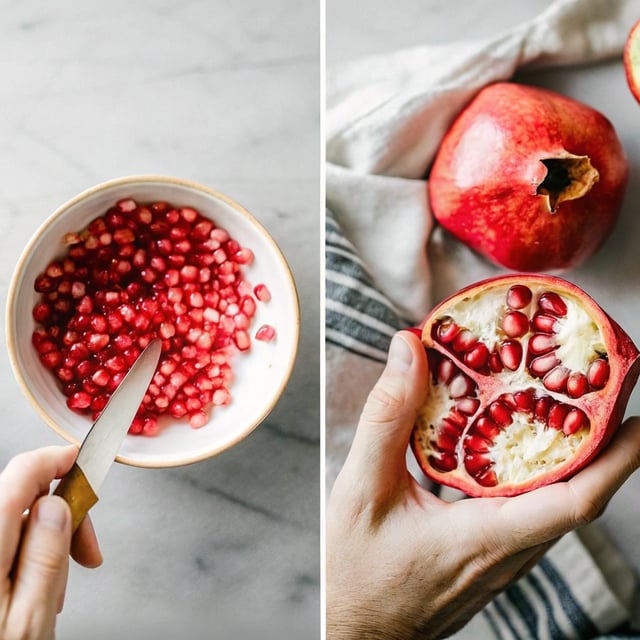 How To Cut A Pomegranate