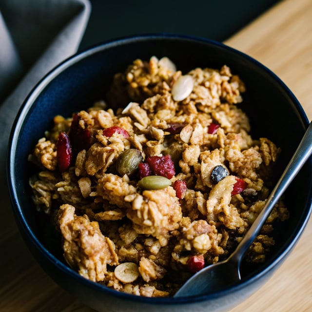 Irresistible Peanut Butter Granola