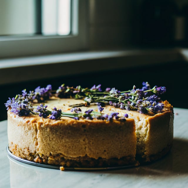 Lavender Cheesecake