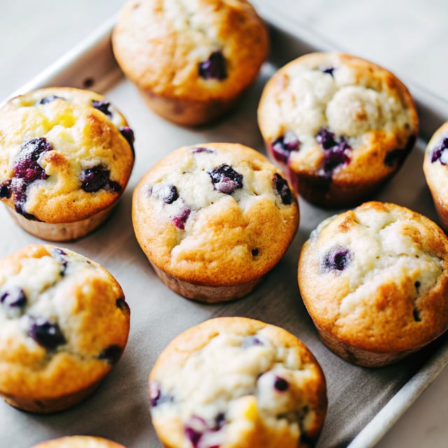 Lemon Blueberry Muffins