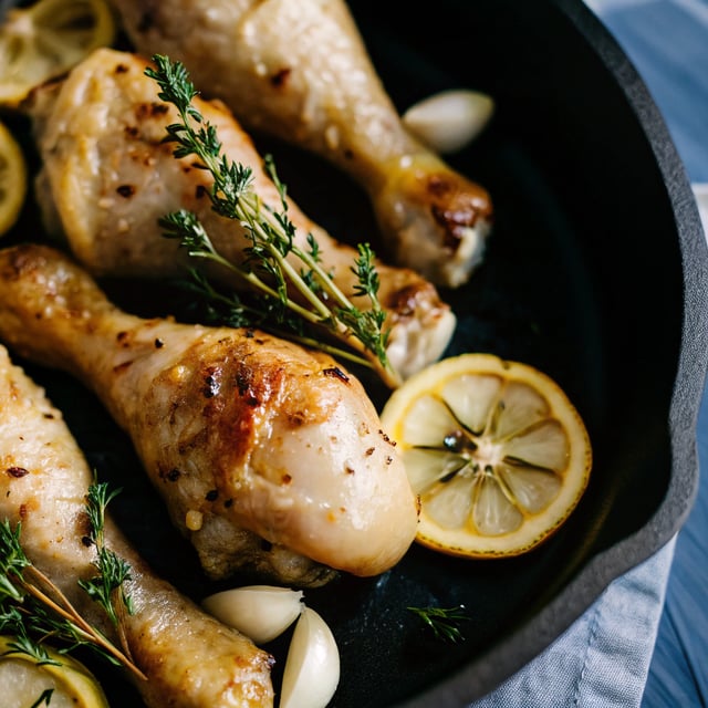 Lemon, Garlic & Thyme Drumsticks