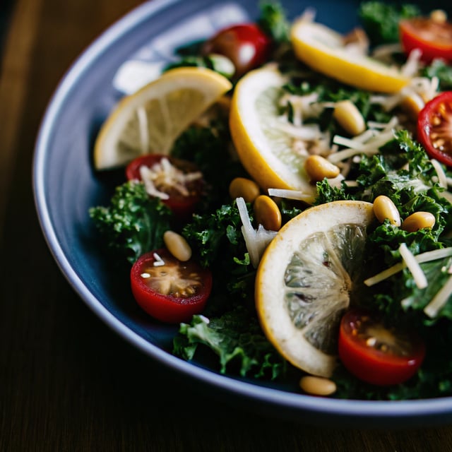 Lemon Parmesan Kale Salad