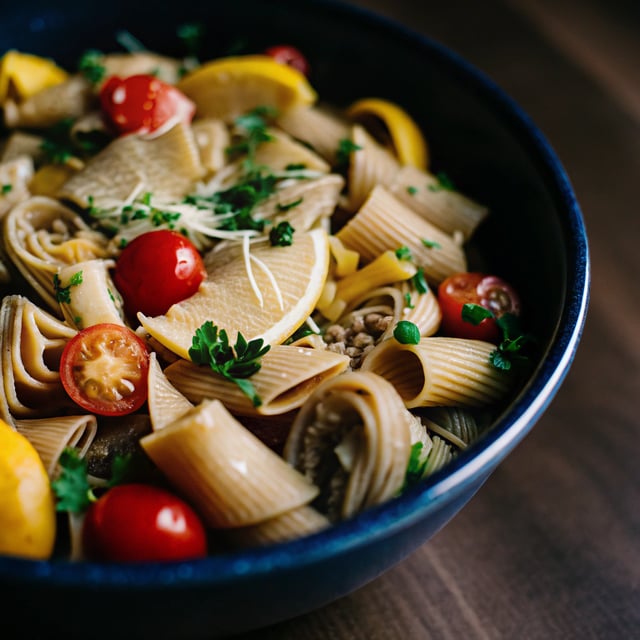 Lemony Artichoke Pasta Salad