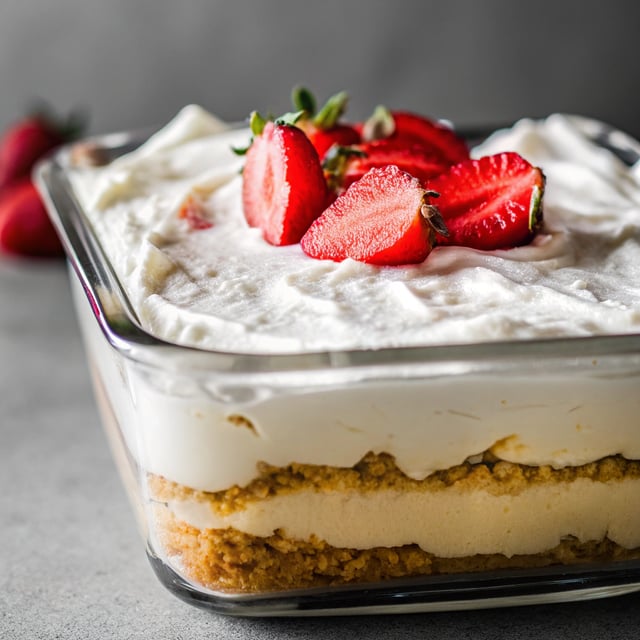 (Lighter) No Bake Cheesecake