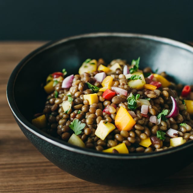 Mango Lentil Salad