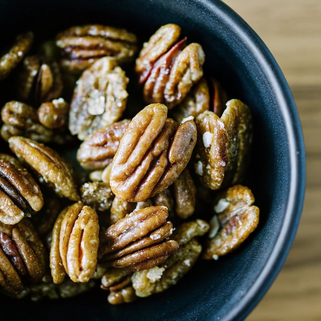 Maple Candied Pecans