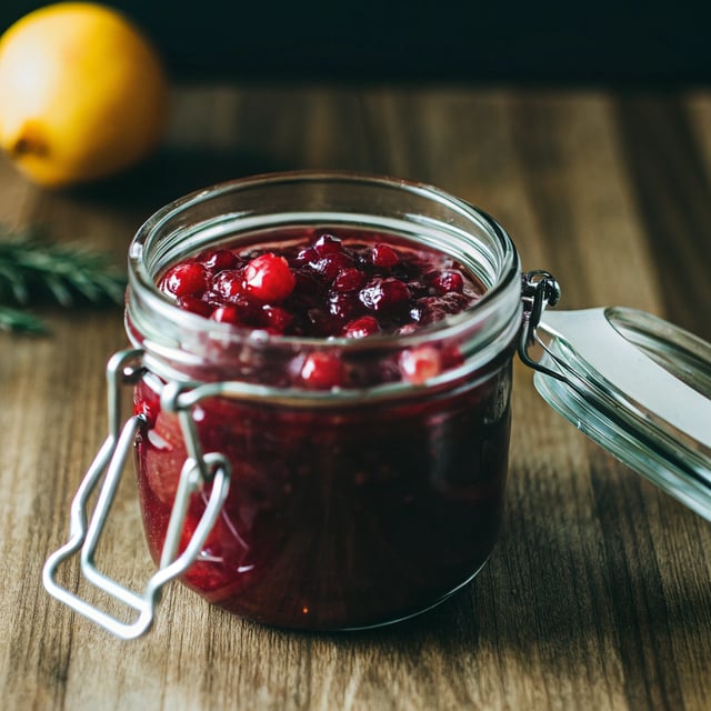 Maple Cranberry Sauce