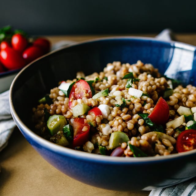 Mediterranean Farro Salad