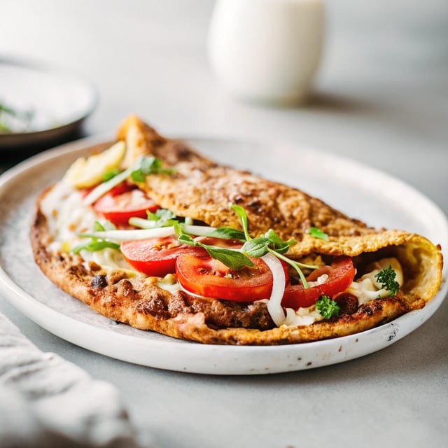 Mexican Egg White Omelet