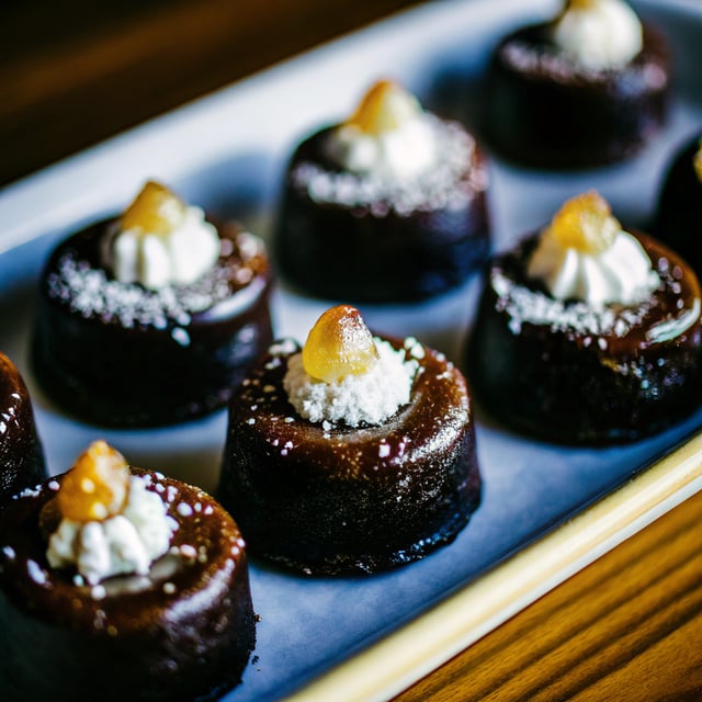 Mini Flourless Chocolate Cakes