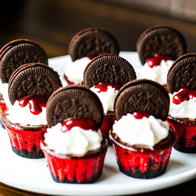 Mini Oreo Cheesecakes