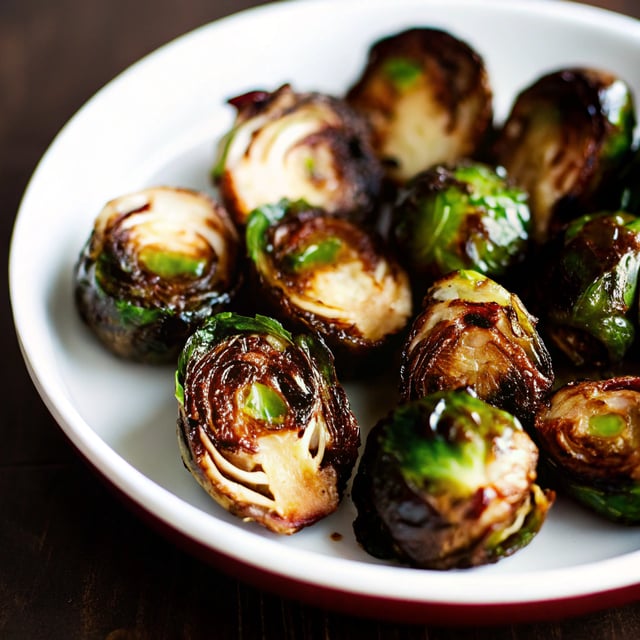 Miso Roasted Brussels Sprouts