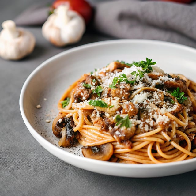 Mushroom Bolognese