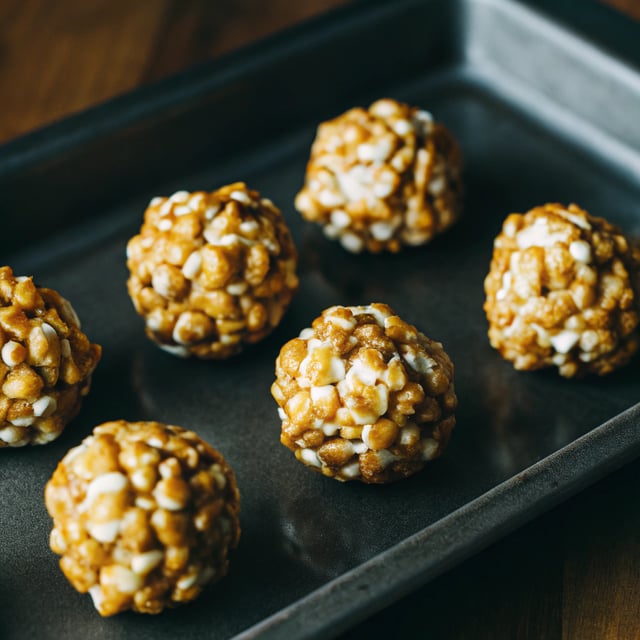 Naturally-Sweetened Honey Popcorn Balls