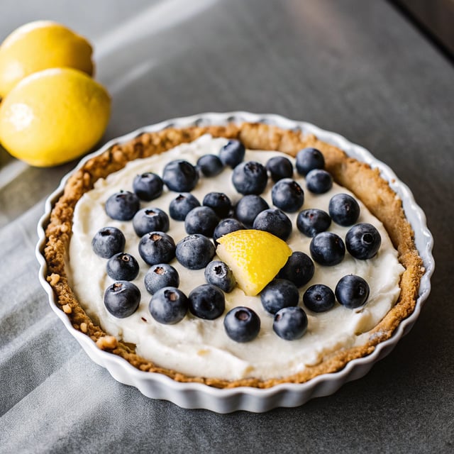 No-Bake Blueberry Tart