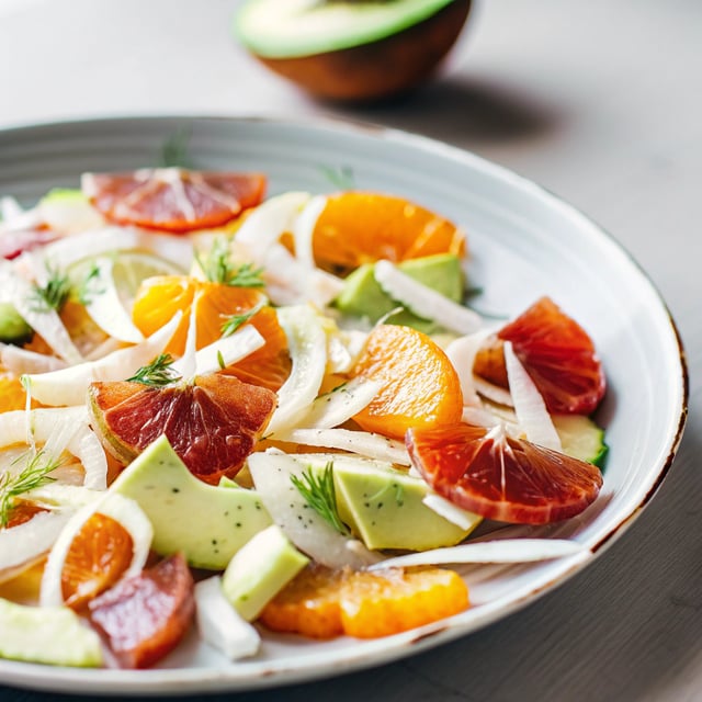 Orange, Fennel and Avocado Salad