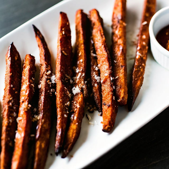 Parmesan Baked Sweet Potato Fries
