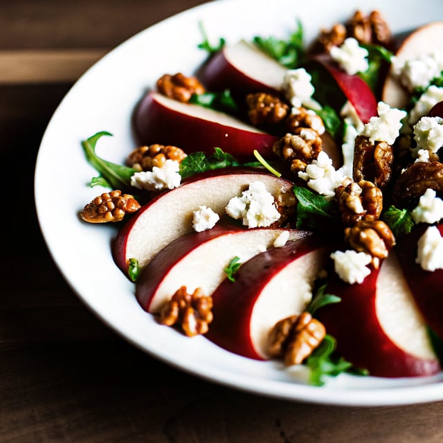 Pear Salad with Gorgonzola and Candied Walnuts