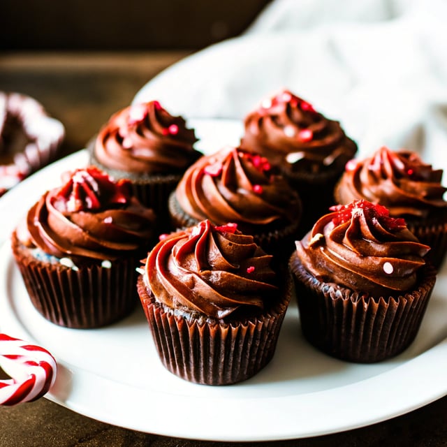 Peppermint Mocha Cupcakes