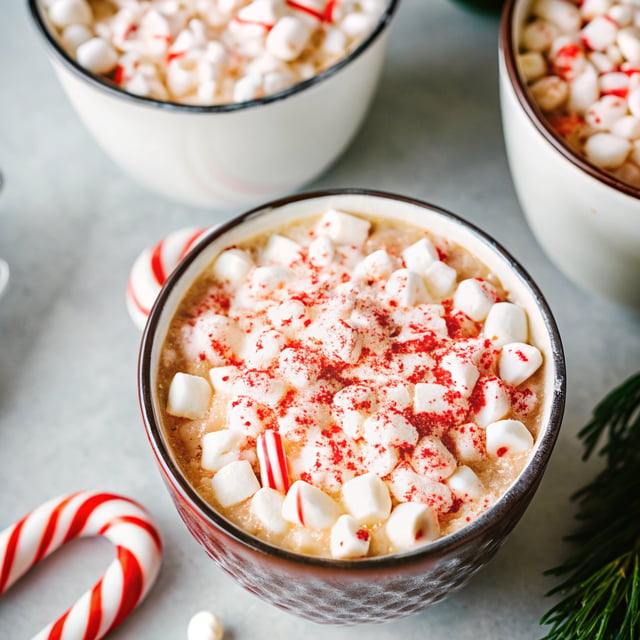 Peppermint White Hot Chocolate