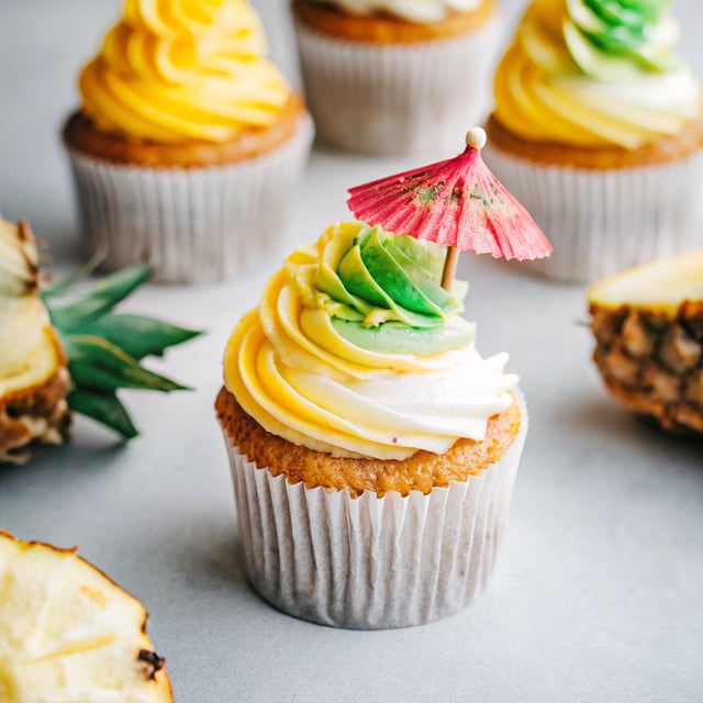 Piña Colada Cupcakes