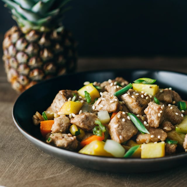Pineapple Ginger Chicken Stir-Fry