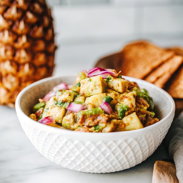 Pineapple Guacamole