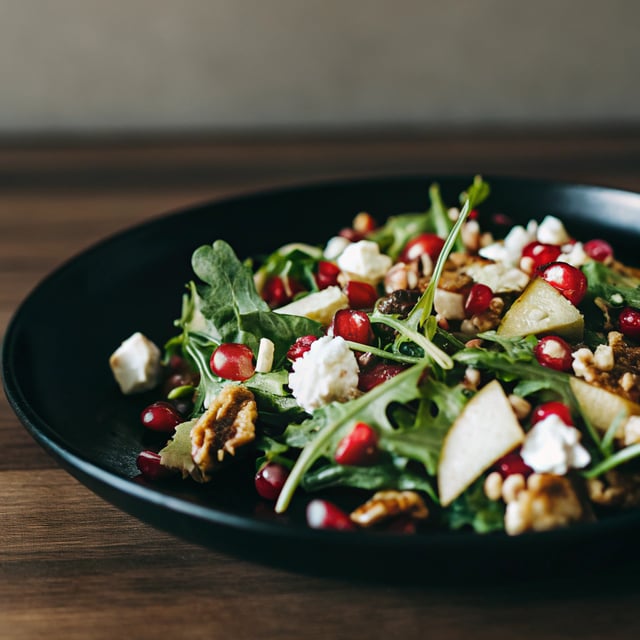 Pomegranate Salad With Honey-Cider Vinaigrette