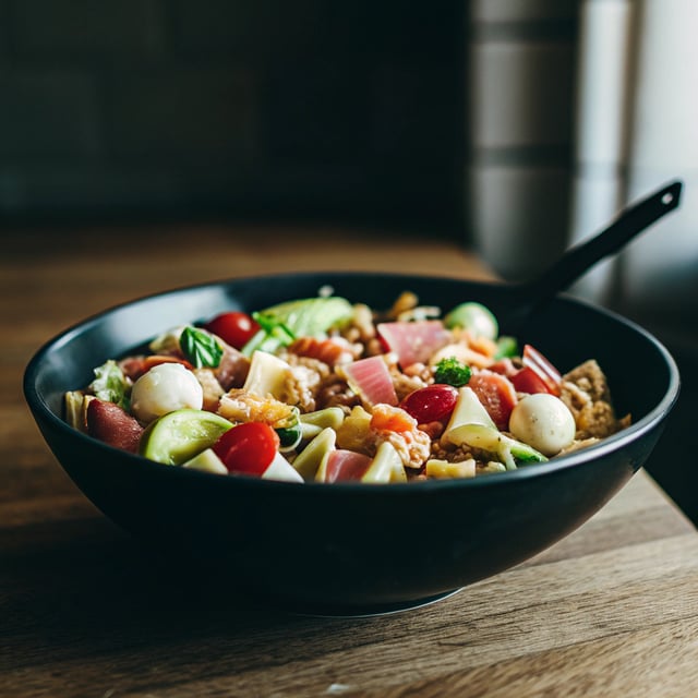 Prosciutto & Melon Pasta Salad