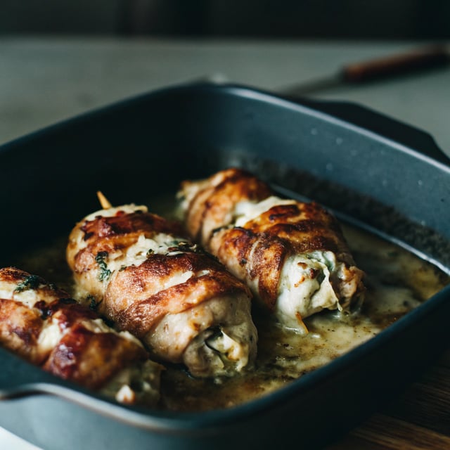 Prosciutto-Wrapped Baked Chicken