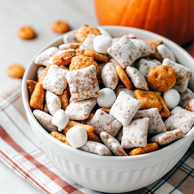 Pumpkin Spice Puppy Chow