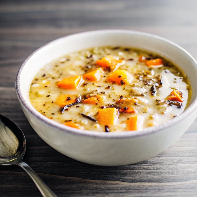 Pumpkin Wild Rice Soup