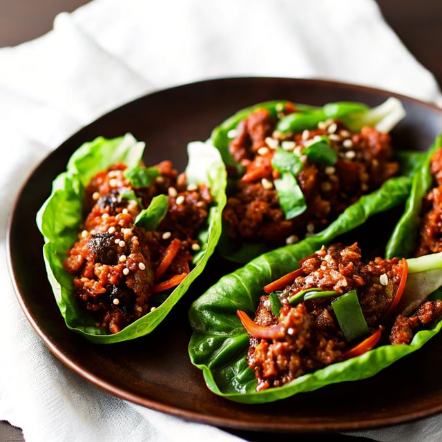 Quick Gochujang Lettuce Wraps
