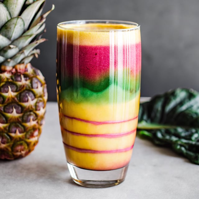 Rainbow Chard Pineapple Smoothie