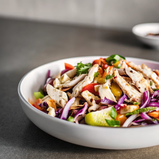 Rainbow Thai Chicken Salad