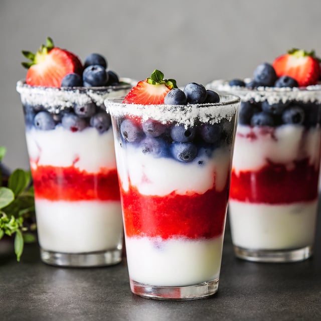 Red, White & Blue(berry) Margaritas