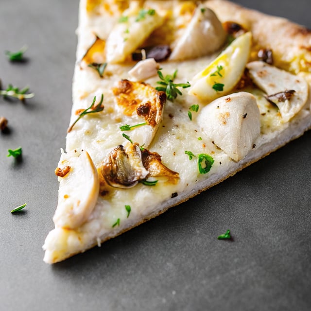 Roasted Garlic Chicken Pizza