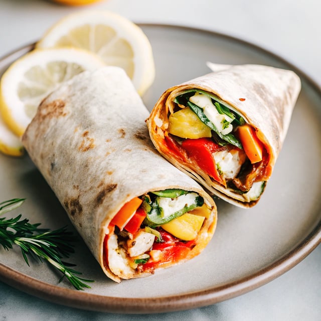 Roasted Veggie Wrap