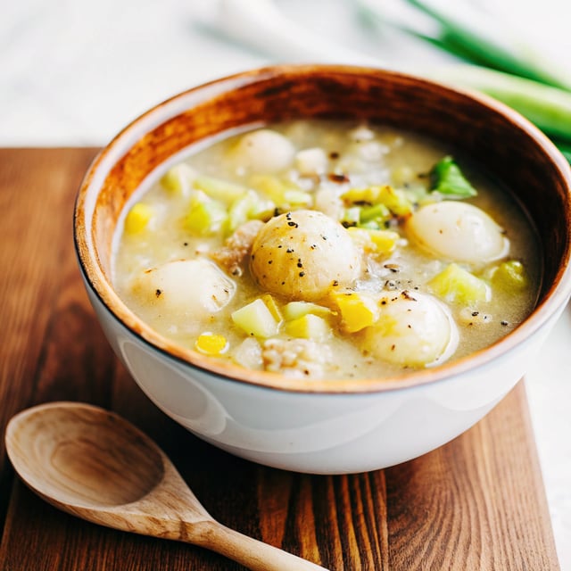 Rustic Potato Leek Soup