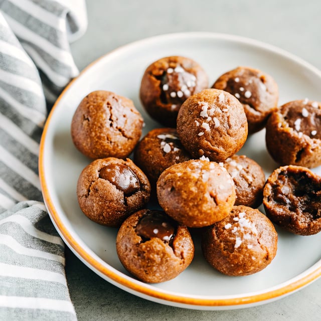Salted Chocolate Brownie Bites