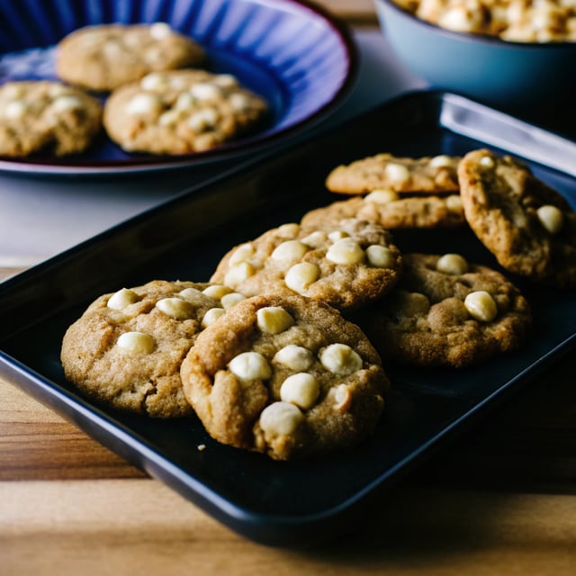 Salted White Chocolate Macadamia Nut Cookies