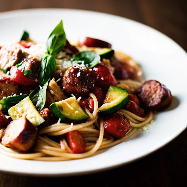 Sausage & Zucchini Pasta