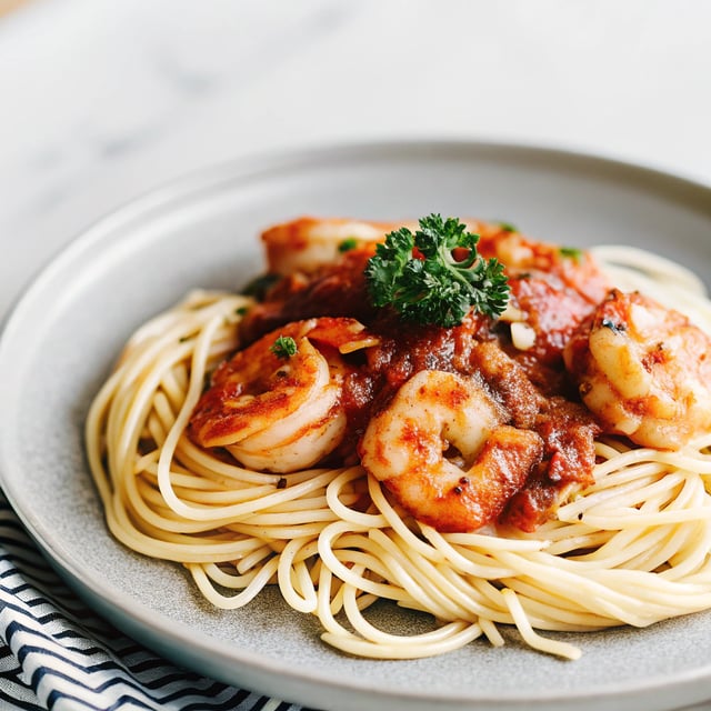Shrimp Fra Diavolo Pasta