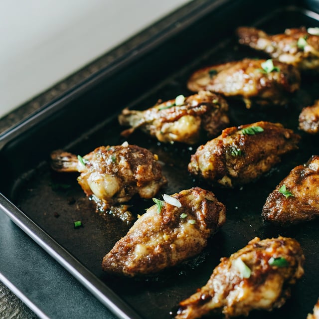 (Skinny!) BBQ Baked Chicken Wings